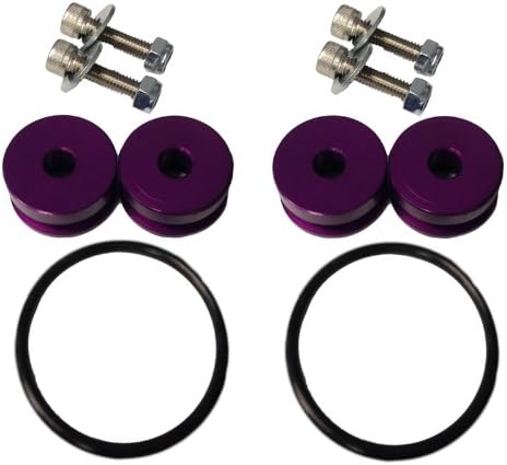 Torque Solution Billet Bumper Quick Release Kit (Purple): Universal