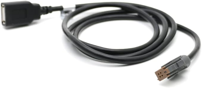 Aftermarket Android Car Radio Stereo 4 Pin Original USB Cable Adapter Male to USB Plug Connector Cord Compatible for Subaru Outback Suzuki Vitara SX4