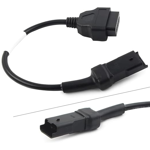 AntiBreak 4pin 4 pin Ducati OBD Motor Cable obd2 obdii Motorcycle Adapter Engine Fault Diagnosis and Detector Fits for 4pin Motorcycles usd for Ducati Multistrada Motorrad