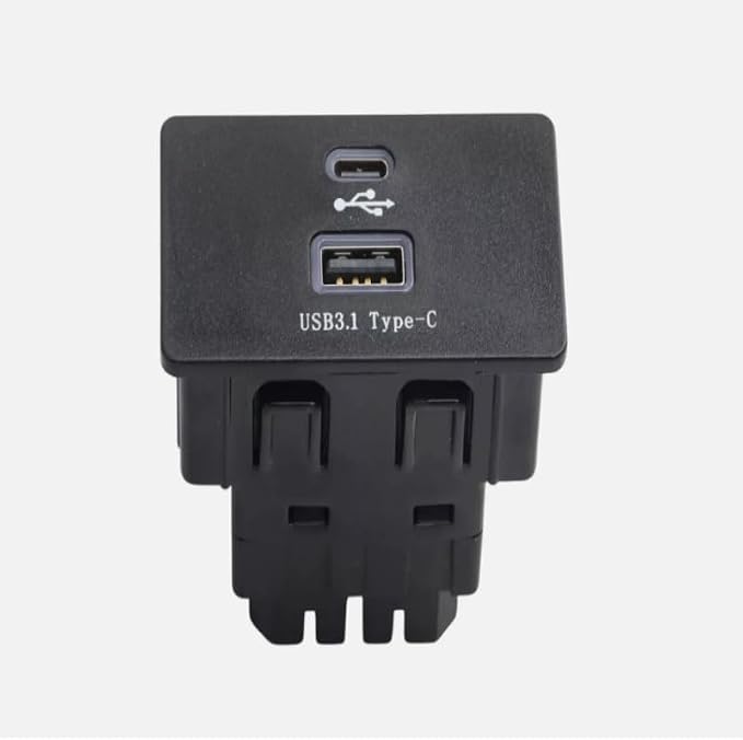 HU5Z-19A387-A,Carplay USB Interface Hub Replacement HC3Z-19A387-B,HU5T-14F014-AB,Upgrade USB/Type-C Module Support Apple Carplay Android Compatible with Ford F-150 SYNC 3 Version 3.4