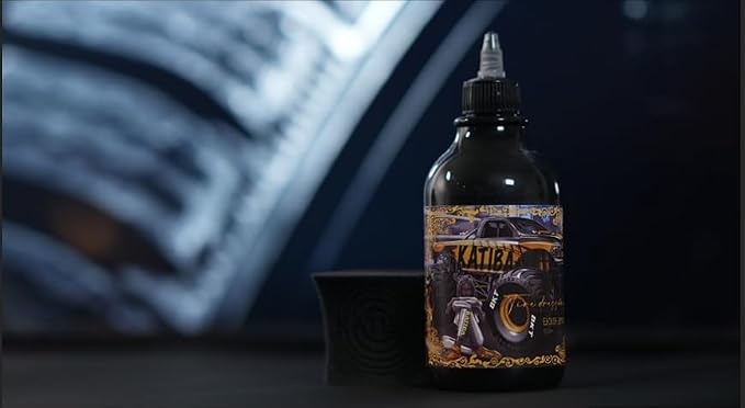 KATIBA Tire Dressing – Durable Tire Shine & Protection for a Dark Rich Look – Water-Repellent Finish with Smooth Application – Maintain Clean Sidewalls – Long-Lasting Results – 500ml Bottle