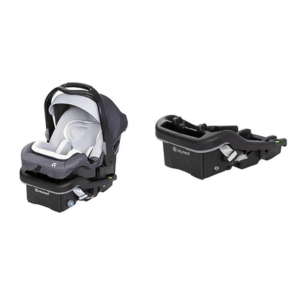 Baby Trend Secure-Lift 35 Infant Car Seat and EZ-LiftTM 35 Plus Infant Car Seat Base Bundle, Dash Grey and Black