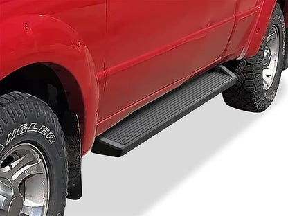 APS Black Running Boards Style Compatible with Ford Ranger Mazda B-Series 1999-2011 Super Cab 4-Door (Drilling Required) (Nerf Bars Side Steps Side Bars)