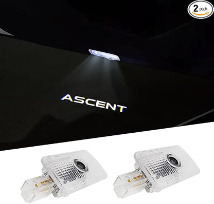 LAST CALL 2Pcs Door Lights Logo for Ascent Puddle Lights Car Door Lights Logo Projector Courtesy LED Ghost Shadow Light Projector Lamps Ascent 2019-2025 Accessories (Ascent-HD) (Ascent-HD)