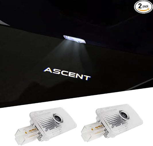 LAST CALL 2Pcs Door Lights Logo for Ascent Puddle Lights Car Door Lights Logo Projector Courtesy LED Ghost Shadow Light Projector Lamps Ascent 2019-2025 Accessories (Ascent-HD) (Ascent-HD)