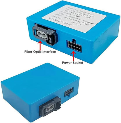 EZoneTronics [Fit Porsche] Fiber-Optic-Decoder Most Box for for Porsche Boxs TER(2004-2015) / Cayenne(2004-2016) / 911(2004-2015) Car Radio System Upgrade Adapter Box