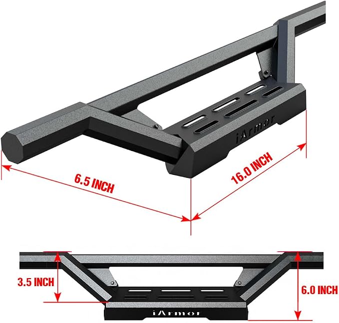 APS Drop Steps Running Boards Compatible with Dodge Ram 2500 3500 2010-2026 Mega Cab | Stainless Steel Side Steps Nerf Bars | Anti-Slip | 500lbs Capacity | 5-Year Warranty