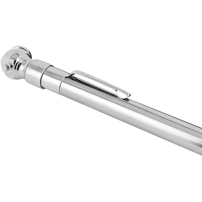 Milton S-921 Pencil Tire Pressure Gauge, Passenger Car, with Built-in Deflator Valve, Durable Plated Brass, Pressure Measured in PSI & kPa (Pack of 2)