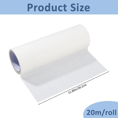 SUPERFINDINGS Masking Tape 0.3x20m General Purpose Tape Textured Paper for Painting White Art Adhesive Protective Paper Roll Tracing Frisket for Artists Painting Crafting Covering Skirting