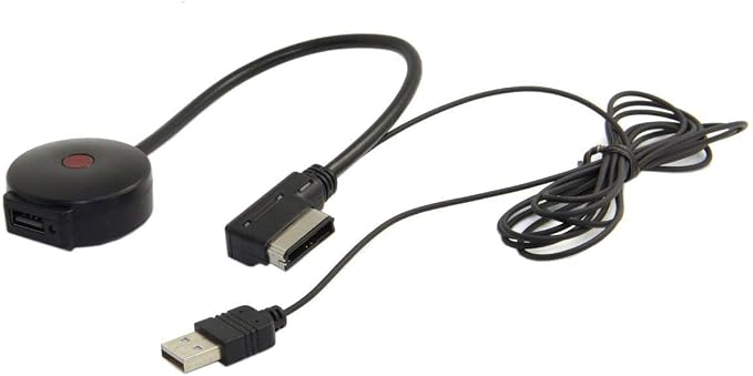 Bl Music Adapter AUX Cable Compatible for A4 A3 A5 A1 A3 A4 A8 Q5 Q7 S4 S5 V.W for AMI MDI 2G