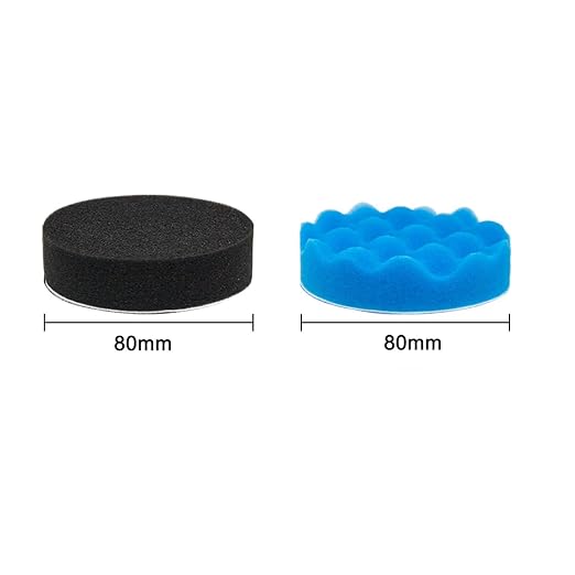 10 Pcs 3 Inch Polishing Pad Foam Drill Sponge Buffing Pads 80mm Flocking Car Buffer for Detail Polisher Waxing Cleaning(Flat Orange)