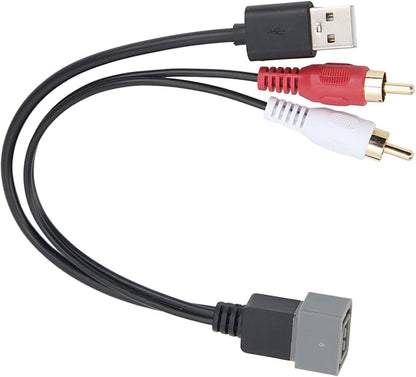 Keenso Car Radio USB Port Retention Cable USB Input Adapter Replacement for Juke Versa Car Bluetooth Kit