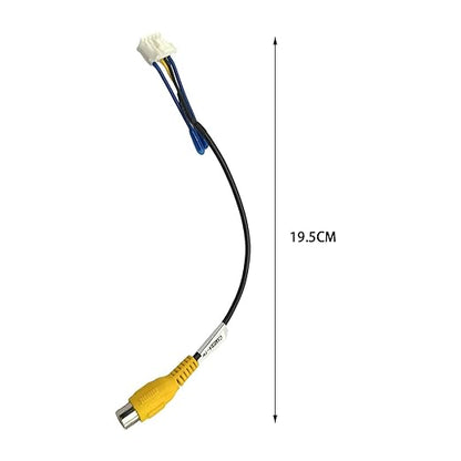 10 Pin Backup Camera Cable Wiring Harness Adapter Connector Video Input Aftermarket Radio Compatiable with Android Car Stereo RCA Wiring Harness Connector