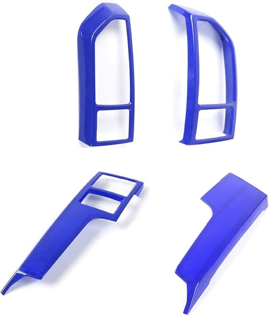 Keptrim for F150 Blue Central Console Air Conditioner Panel Trim for 2015 2016 2017 2018 2019 2020 Ford F150, 5pcs