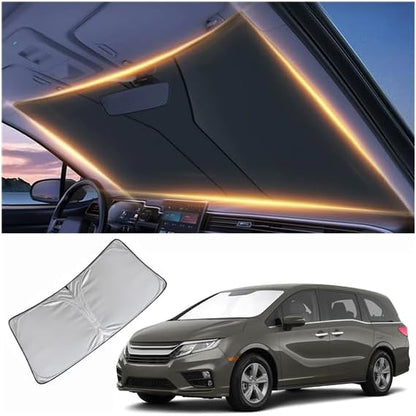 Windshield Sun Shade for Honda Odyssey Front Window Shades Cover for 2011-2024 2025 2026 Odyssey Windshield Sun Visor Protector Car Accessories