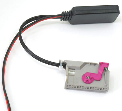 Bluetooth Adapter Audio Aux Input Cable Compatible with Audi RNS-E Navigation Plus A8 TT R8 A3 A4 A6 32-pin