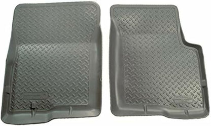 Husky Liners Classic Style Floor Mats | Fits 1995-2004 Toyota Tacoma Access & Standard CAB ONLY | Front Row, 2-pc Grey - 35112