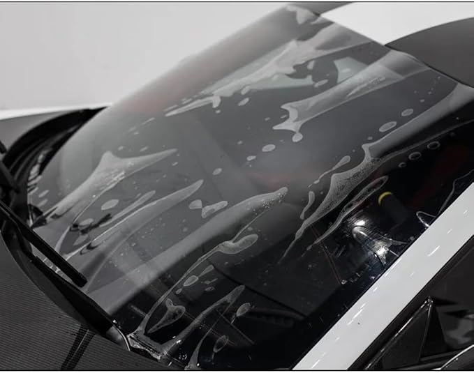 HOHOFILM Clear TPU Windshield Protection Film PPF Self Healing Scratchable & Stretchable Car Wrap Film for Front Window Glass (60"X79")