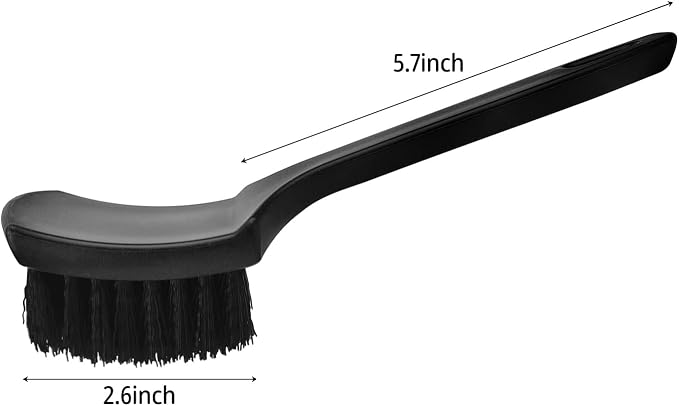 Carpet Brushes for Cleaning, Tire Cleaning Brush, Cleaning Brush for Car Interior and Home, Simple and Practical (2, Black)