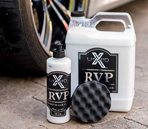 Liquid X R.V.P. - Premium Tire Dressing for Any Rubber, Vinyl & Plastic - Leaves a Non Greasy, Satin Finish - Dress All & Add UV Protection (1 Gallon)