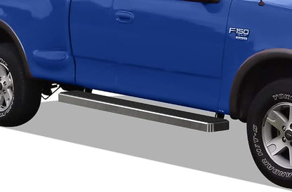 APS (304 Stainless Steel Polished Silver 6in) Running Boards Nerf Bars Side Steps Compatible with Ford F150 1999-2003 Super Cab 4-Door (Include 04 Heritage) & F250LD 1999-2003 3-Door Light Duty ONLY