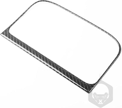 NVCNX Real Premium Carbon Fiber for Toyota 2nd Gen Tacoma Accessories 2005-2009 2006 2007 2008 Car Center Console Organizer Panel Frame Cover Interior Trim Thick Overlay Sticker Decal 2PCs