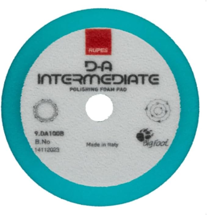 RUPES 9.DA100B D-A Intermediate Foam Pad (Light Blue) Ø 80/100mm Single Pad
