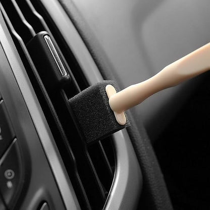 12 Pack Car Air Vent Duster Brush Blind Duster Car Interior Detail Dust Brush Sponge Brushes Dash Duster for Automotive Air Conditioner Vent Dashboard Crevice Mini Split Vent Window Blinds