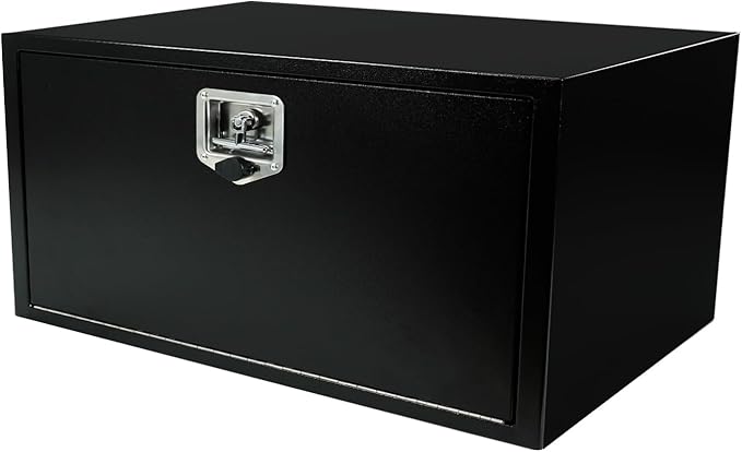 36 inch Underbody Truck Tool Box with T-Handle Lock, Heavy Duty Truck ToolBox Truck Storage Organizer For Storage Smooth Surface Waterproof, 36"x 18"x 18" inch