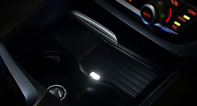 iJDMTOY Xenon White USB Plug-in Miniature/Nano LED Car Interior Ambient Accent Lighting Kit