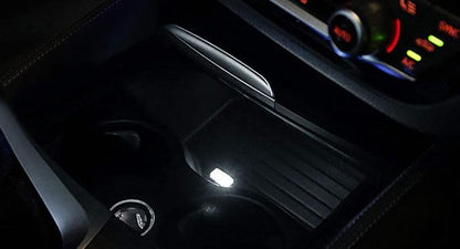 iJDMTOY Xenon White USB Plug-in Miniature/Nano LED Car Interior Ambient Accent Lighting Kit