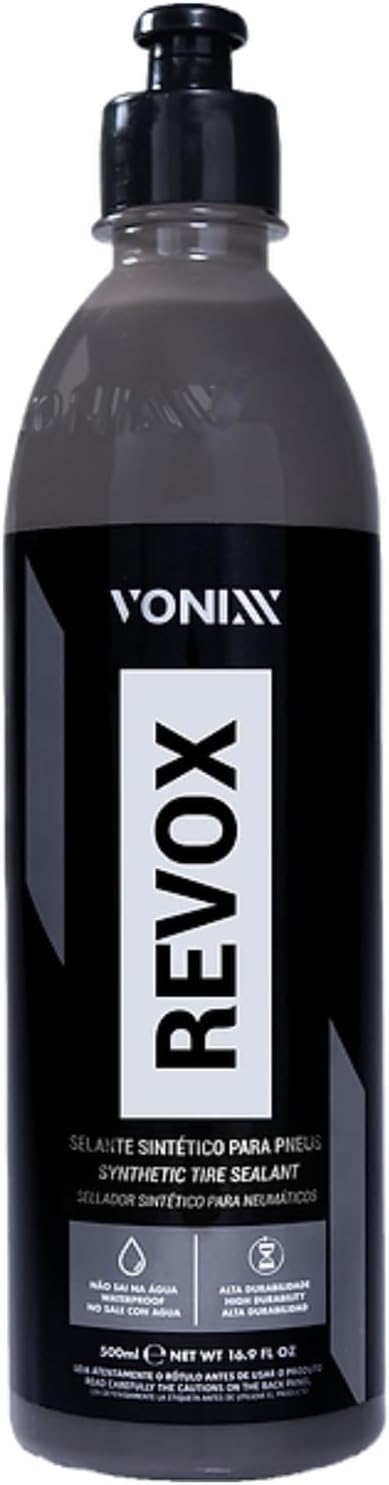 Vonixx Revox Synthetic Tire Sealant | Water Repellency & UV Protection | Solvent Free | Enhanced Resistance to Mud & Rain | Elevate Your Vehicle's Appearance and Protection | 16.9 fl oz (500 ml)