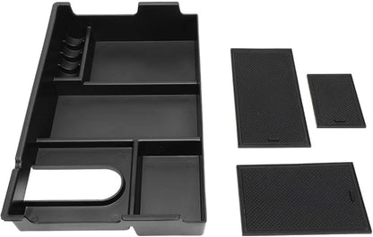 DNA MOTORING ZTL-Y-0008 Center Console Armrest Organizer Tray [for 07-19 Tundra],Black
