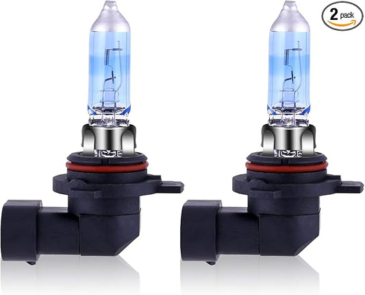 NEWBROWN 9006 HB4 Headlight Bulbs 9006 Halogen Bulb 5000K Super White Light Long Life Replacement P22D 12V/51W (9006/HB4, 2 Pack)