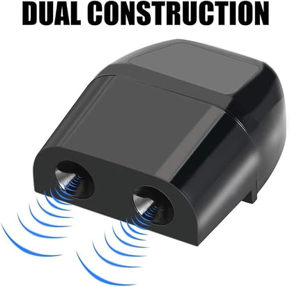 10PCS Deer Whistles for Vehicles, Dual Horn Save Deer Whistles Adhesive Avoid Collision Deer Warning Devices for Car Truck Motorcycle