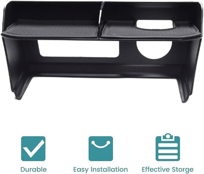Compatible with Nissan Sentra Center Console Organizer 2020-2025 [2PACK Not Fit S Trim], for 2024 2025 Nissan Sentra SV/SR Center Console Divider 2020-2025 Sentra Center Console Insert Tray
