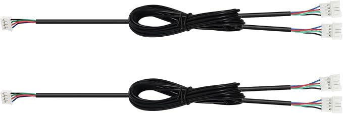 Dreamcolor Acrylic Interior Car Light Automotive Ambient Light Kits with APP Control 16 Million Color Fiber Optic Car LED Strip Light (2 PCS Wire Splitters)