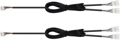 Dreamcolor Acrylic Interior Car Light Automotive Ambient Light Kits with APP Control 16 Million Color Fiber Optic Car LED Strip Light (2 PCS Wire Splitters)
