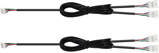 Dreamcolor Acrylic Interior Car Light Automotive Ambient Light Kits with APP Control 16 Million Color Fiber Optic Car LED Strip Light (2 PCS Wire Splitters)