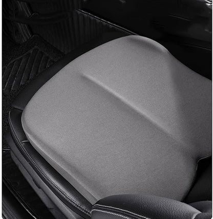 Adult Car Booster Seat Cushion, Car Seat Driver Height Boost Mat Memory Foam Car Seat Cushions Pad Improve Driving View Non-Slip 3D Office Chair Cushion Pressure Relief (Light Green)