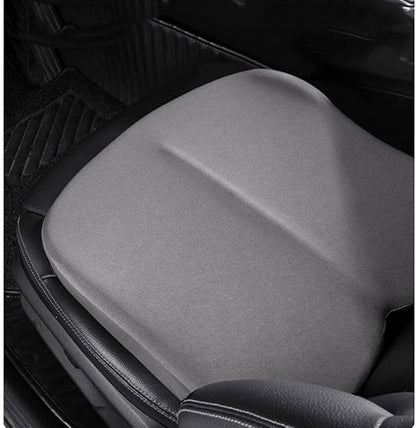 Adult Car Booster Seat Cushion, Car Seat Driver Height Boost Mat Memory Foam Car Seat Cushions Pad Improve Driving View Non-Slip 3D Office Chair Cushion Pressure Relief (Brown)