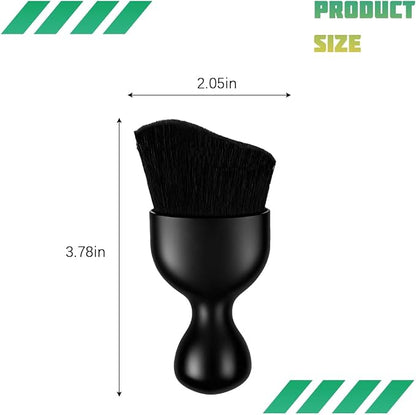 Car Interior Detailing Brush, Curved Soft Bristles Vehicle Removal Dust Collectors, Scratch-Free Automotive Cleaning Tool Accessories, Universal for Truck SUV Sedan (Black)