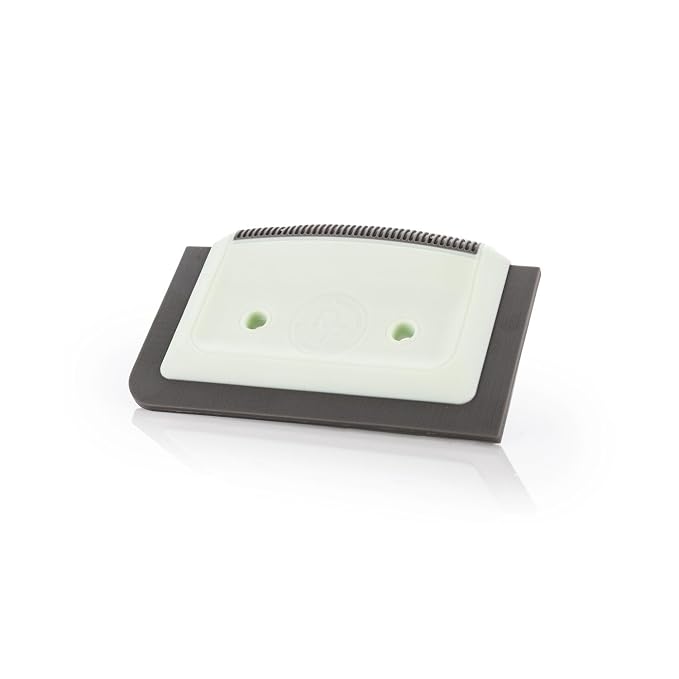 Detail Factory Pet Hair Removal Card for Car Interior, Sturdy Fur Scraper Tool for Carpet, Upholstery, Seats, Floor Mats & Tight Spaces, Light Green
