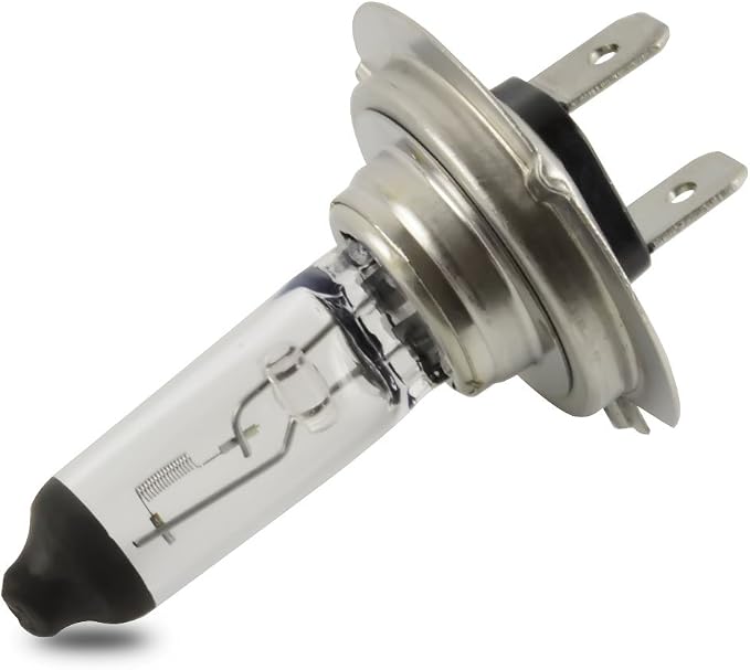 H7 Halogen Headlight Bulb - 55W High/Low Beam Fog Light Replacement,Halogen Light Bulbs,Universal Lighting Accessories for 12V Vehicles with base H7 socket,Not fit 24V Vehicles,Pack of 2
