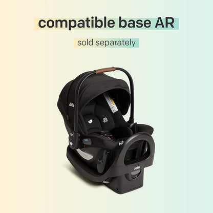 Joie Baby, Mint Latch Baseless Infant Car Seat – Lightweight, Built-in Rigid Lower Anchor Attachments and Side-Impact Protection – No Base Installation Required, Travel-Friendly Design (Dove)