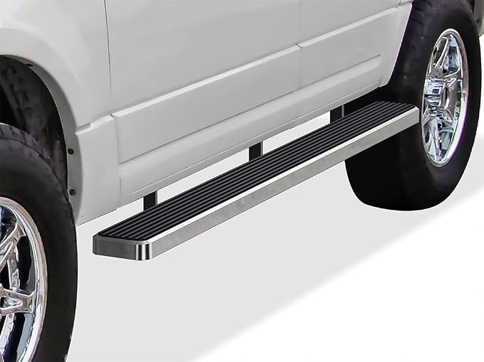 APS (Polished Silver 6 inches) 304 Stainless Steel Running Boards Nerf Bars Side Steps Compatible with Ford Expedition 2003-2017 (Exclude EL Model) (Not Fit Funkmaster Flex Edition)