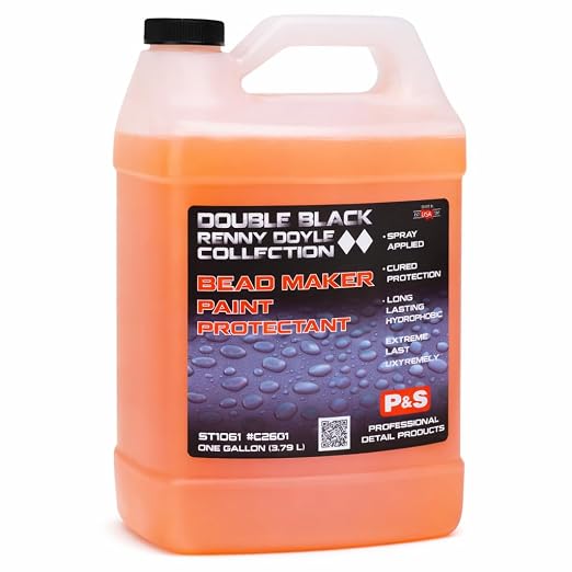 P&S Bead Maker Paint Sealant – Easy Spray & Wipe Protectant for Cars, Boats & RVs – Hydrophobic Gloss & UV Protection – Safe for All Surfaces - 1 Gallon