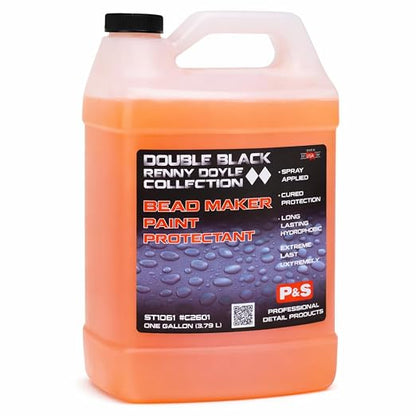 P&S Bead Maker Paint Sealant – Easy Spray & Wipe Protectant for Cars, Boats & RVs – Hydrophobic Gloss & UV Protection – Safe for All Surfaces - 1 Gallon