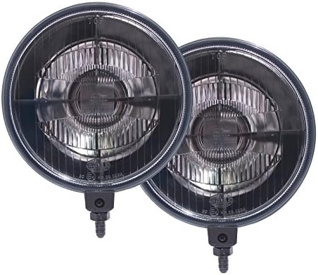 Hella Black Magic 500 Halogen Series Driving Lamp Kit - Performance High Beam Off-Road Light for Pickup Trucks, SUV, 4x4, Jeep, Tractors / 005750991