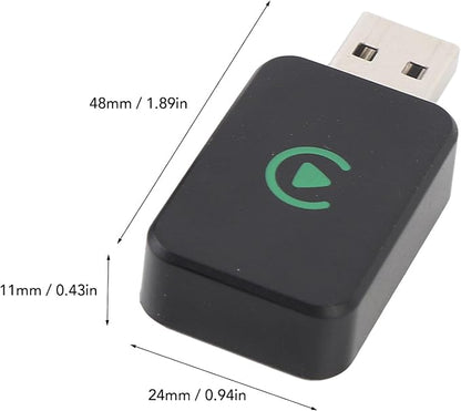 2 in 1 Adapter Dongle for Carplay Wired to Wireless USB Plug and Play for Android Auto Adapter iOS for Android